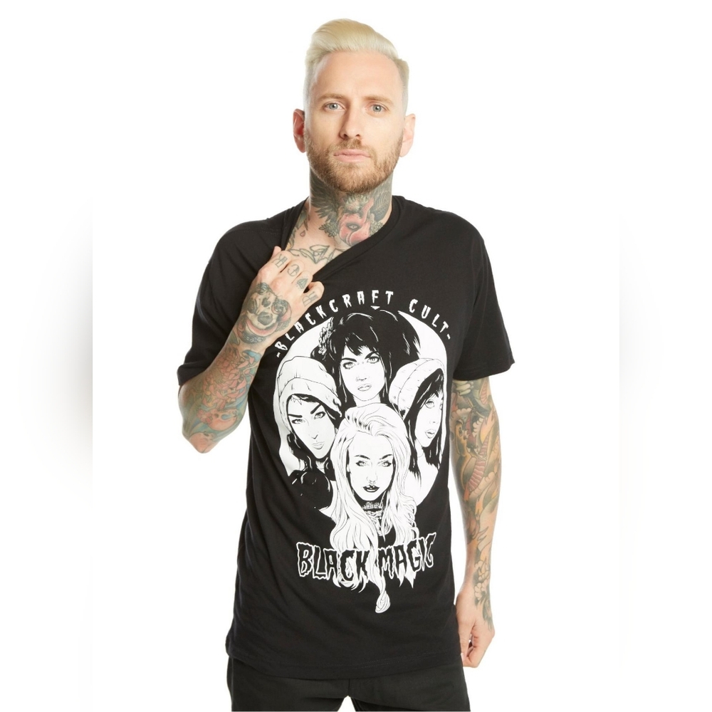 Well Loved Blackcraft Cult Women's Black Magic Tee READ DESCRIPTION